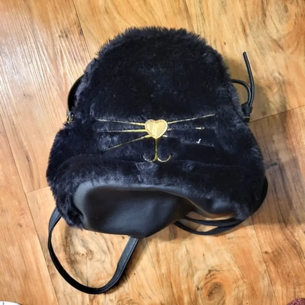 Black Cat Mini Backpack